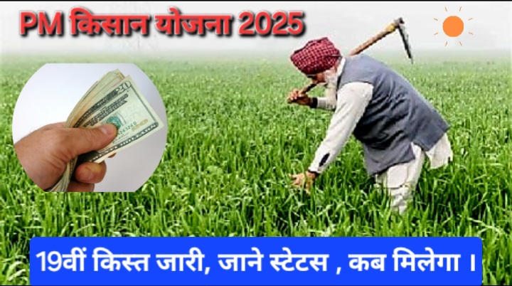 PM किसान योजना की 19वीं किस्त जारी: जानें कितने रुपये मिलेंगे, कैसे करें स्टेटस चेक और क्या हैं लाभ
